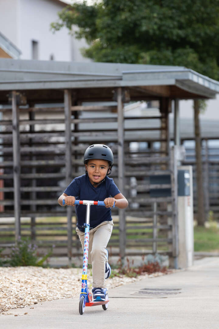 Smoby Faltbarer Kinder-Tretroller Spidey mit Bremse